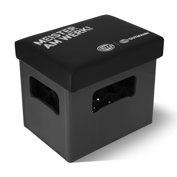 Bierkisten Sitzkissen "Meister am Werk"